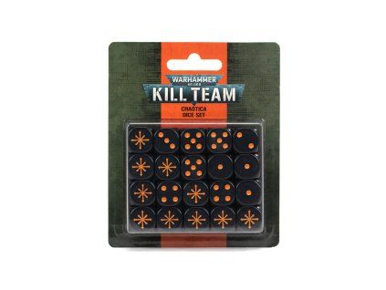 WARHAMMER 40000 KILL TEAM: CHAOTICA DICE SET