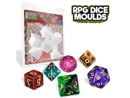PŘÍSLUŠENSTVÍ: RPG DICE MOULDS