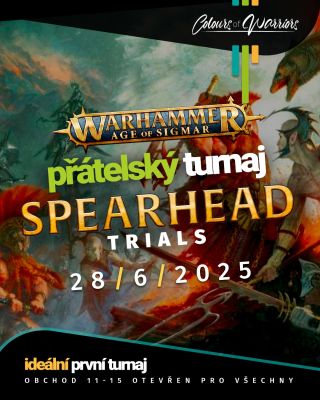 Kreativní komunita a nadšenci do Warhammeru v Plzni pro vás pořádají v prostorách Colours přátelský turnaj v příjemném...